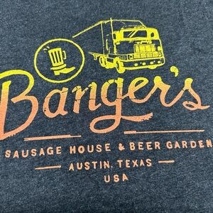 Bangers Sausage and Beer Garden Austin, TX Graphic T-Shirt